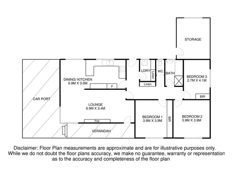 Floorplan of Homely house listing, 48 Tollner Road, Mount Gambier SA 5290