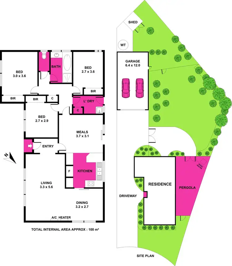 Floorplan of Homely house listing, 9 Crozier Court, St Albans Park VIC 3219