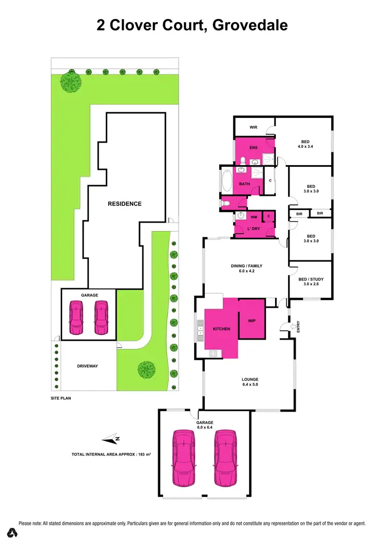 Floorplan of Homely house listing, 2 Clover Court, Grovedale VIC 3216
