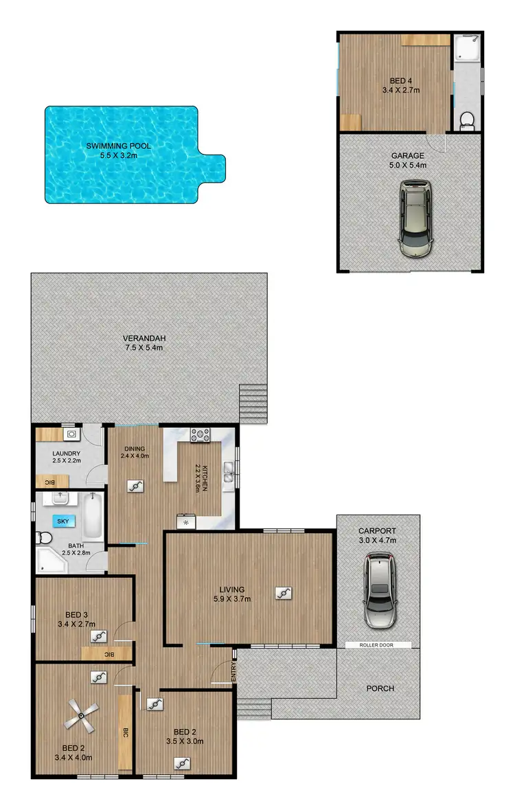Floorplan of Homely house listing, 17 Mattinson Road, Ridgehaven SA 5097