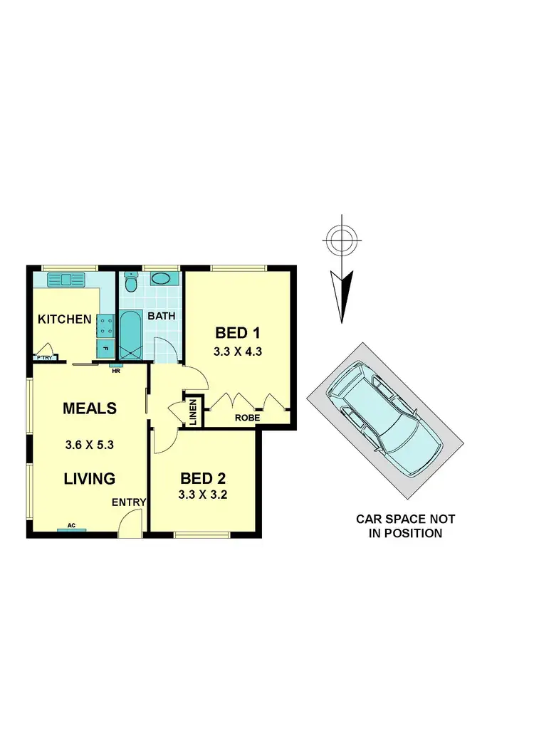 Floorplan of Homely apartment listing, 4/7 Violet Street, Essendon VIC 3040