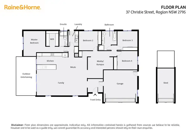 Floorplan of Homely house listing, 37 Christie Street, Raglan NSW 2795