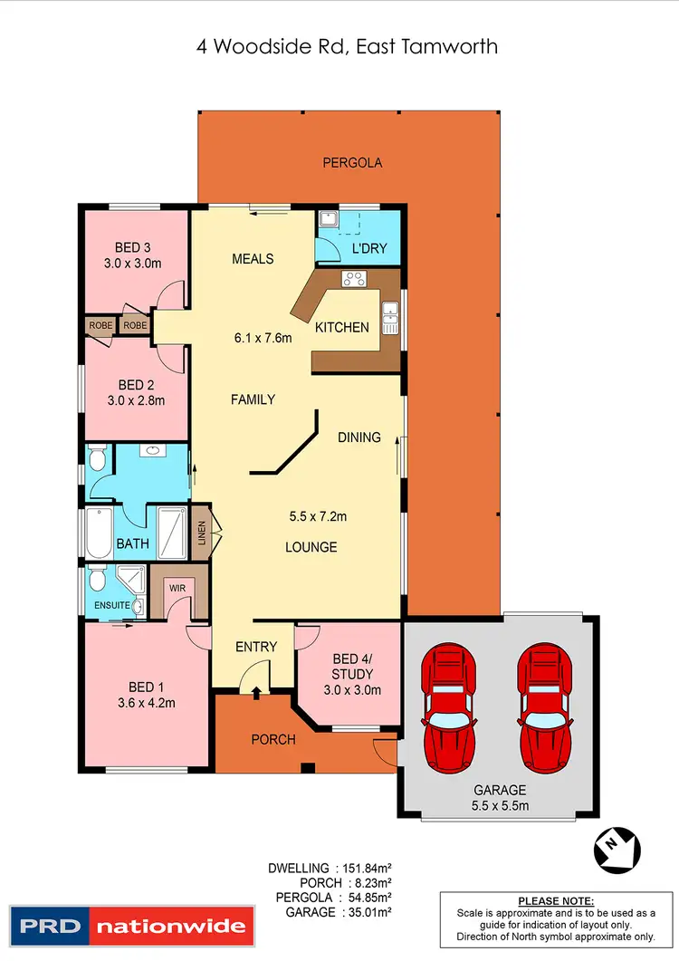Floorplan of Homely house listing, 4 Woodside Road, Tamworth NSW 2340