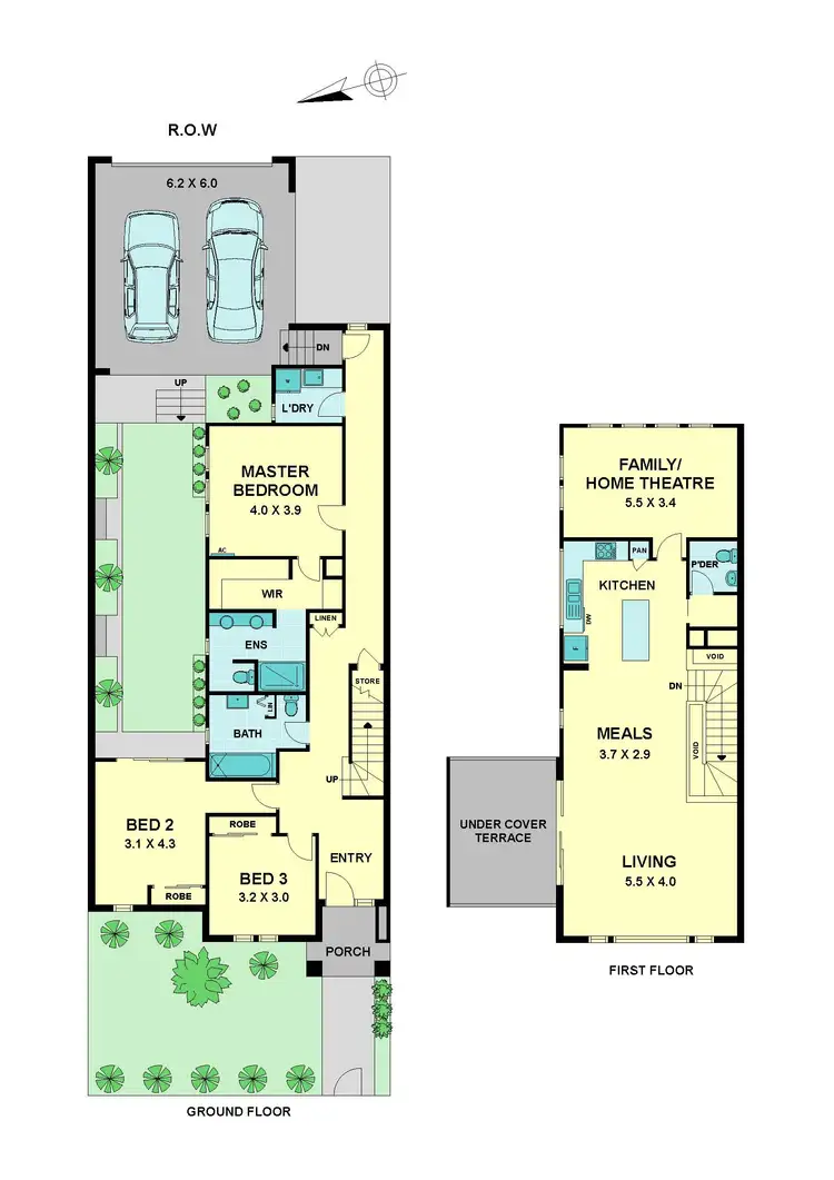 Floorplan of Homely house listing, 6 Lilardia Avenue, Maribyrnong VIC 3032