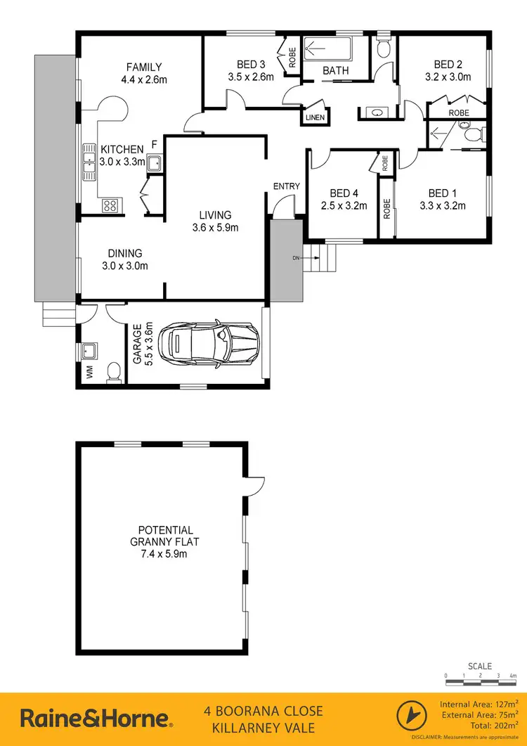 Floorplan of Homely house listing, 4 Boorana Close, Killarney Vale NSW 2261