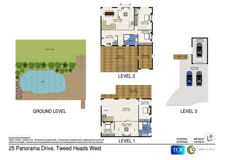 Floorplan of Homely house listing, 25 PANORAMA DRIVE, Tweed Heads West NSW 2485