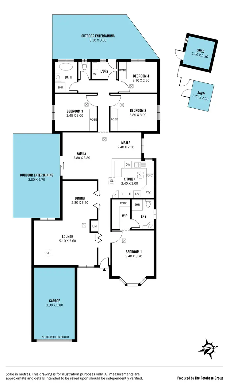 Floorplan of Homely house listing, 2 Egret court, Flagstaff Hill SA 5159