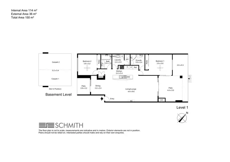 Floorplan of Homely apartment listing, 25/1 Riverwalk Avenue, Robina QLD 4226