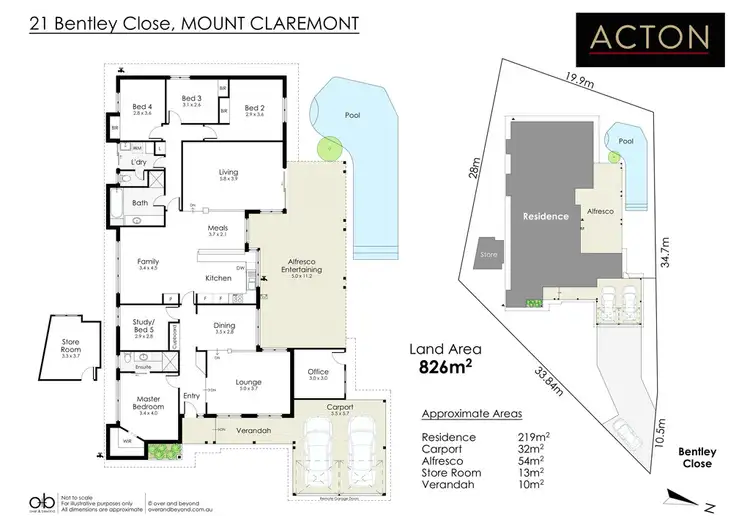 Floorplan of Homely house listing, 21 Bentley Close, Mount Claremont WA 6010