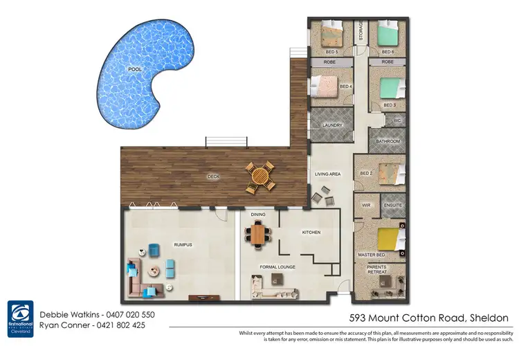 Floorplan of Homely house listing, 593 Mount Cotton Road, Sheldon QLD 4157