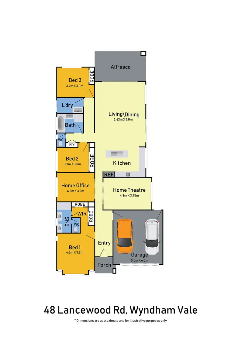 Floorplan of Homely house listing, 48 Lancewood Road, Manor Lakes VIC 3024