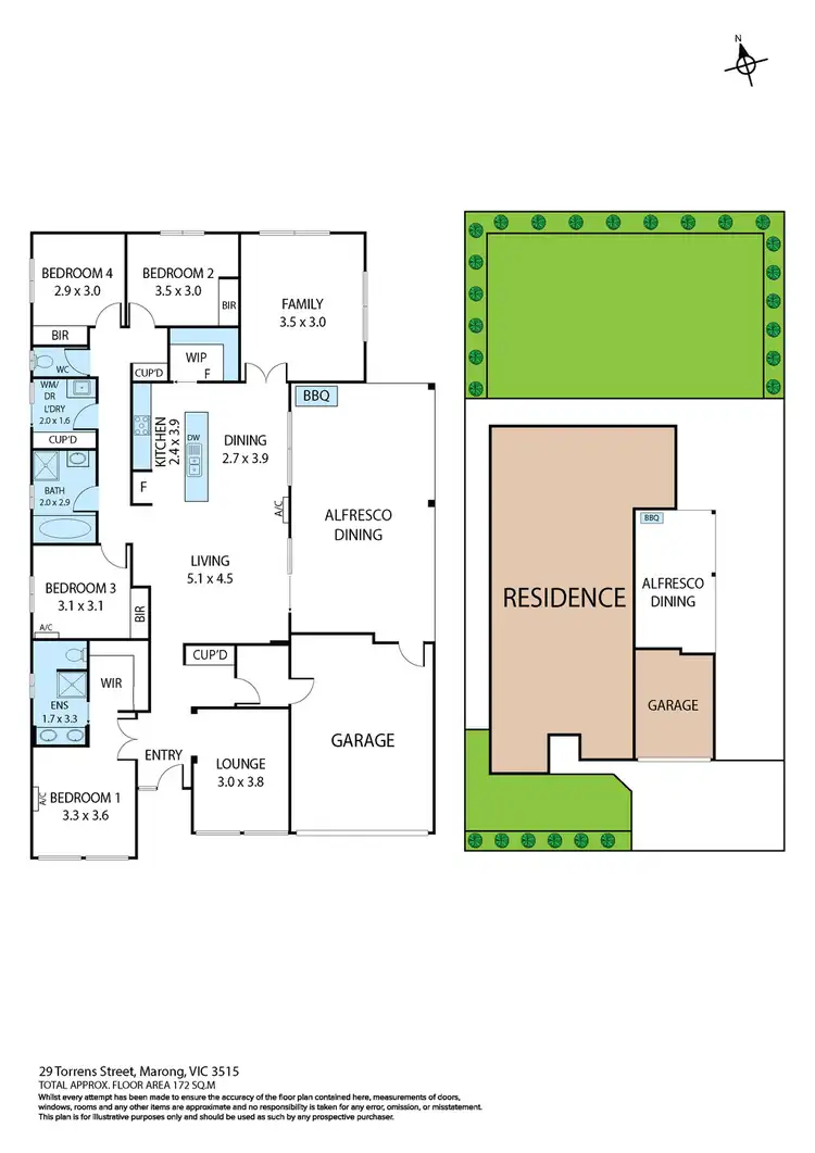 Floorplan of Homely house listing, 29 Torrens Street, Marong VIC 3515