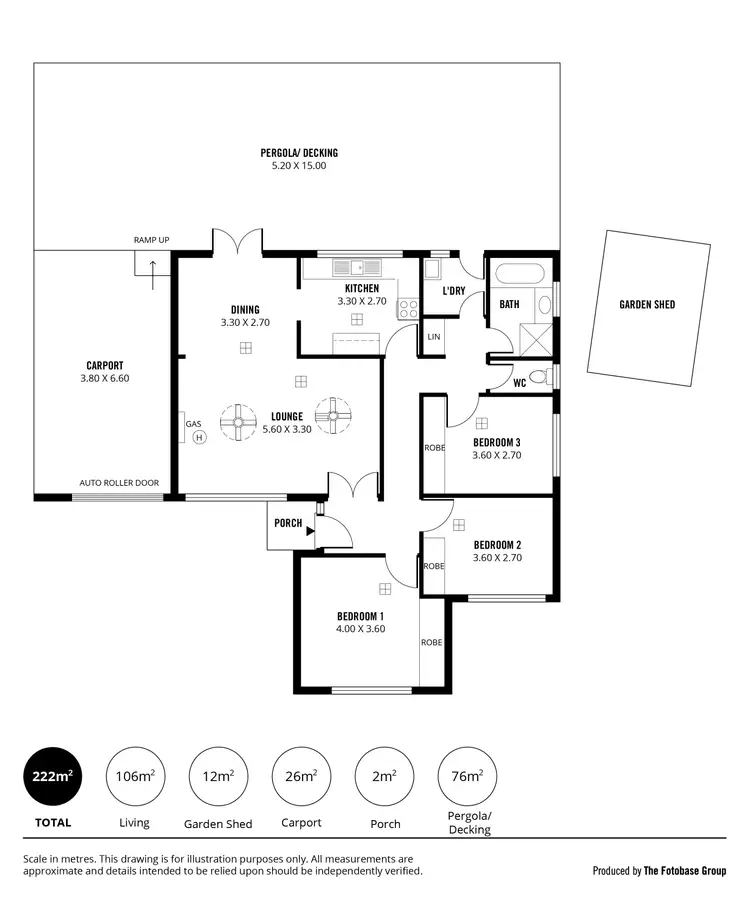 Floorplan of Homely house listing, 24 Melrose Street, Modbury Heights SA 5092