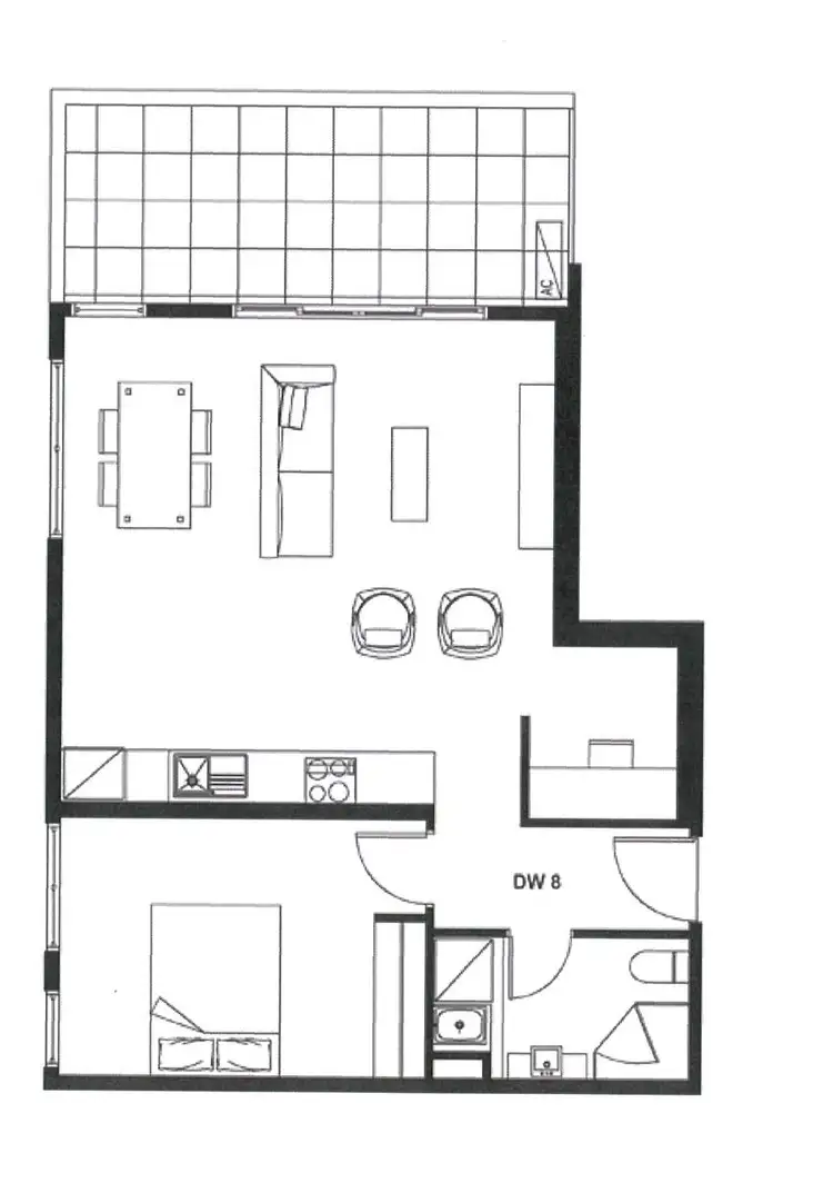 Floorplan of Homely apartment listing, 102/503 Keilor Road, Niddrie VIC 3042