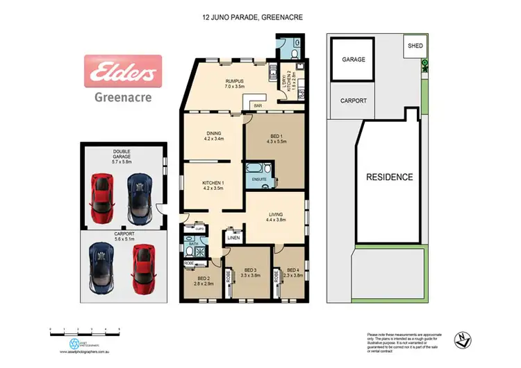 Floorplan of Homely house listing, 12 Juno Parade, Greenacre NSW 2190