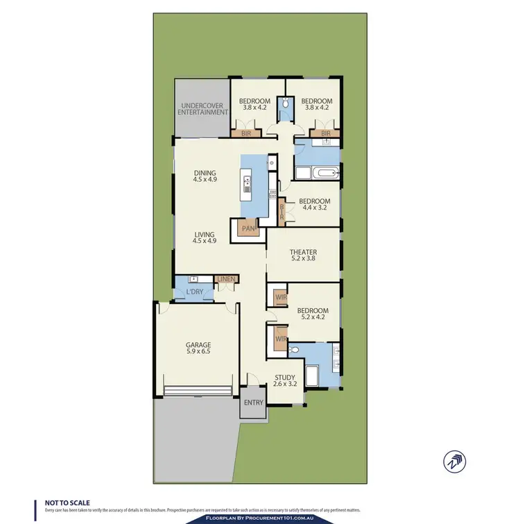 Floorplan of Homely house listing, 133 Clarendon Drive, Keysborough VIC 3173