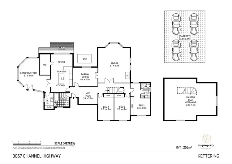 Floorplan of Homely house listing, 3057 Channel Highway, Kettering TAS 7155