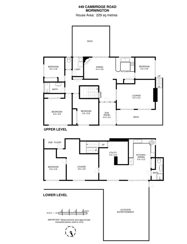 Floorplan of Homely house listing, 449 Cambridge Road, Mornington TAS 7018