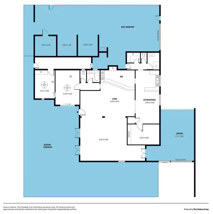 Floorplan of Homely townhouse listing, 1/18 Sixth Avenue, Ascot Park SA 5043