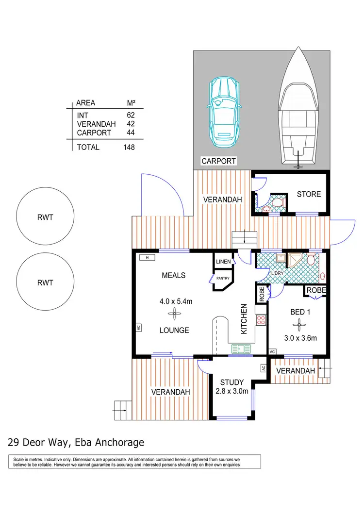 Floorplan of Homely house listing, 29 Deor way, EBA anchorage, Streaky Bay SA 5680