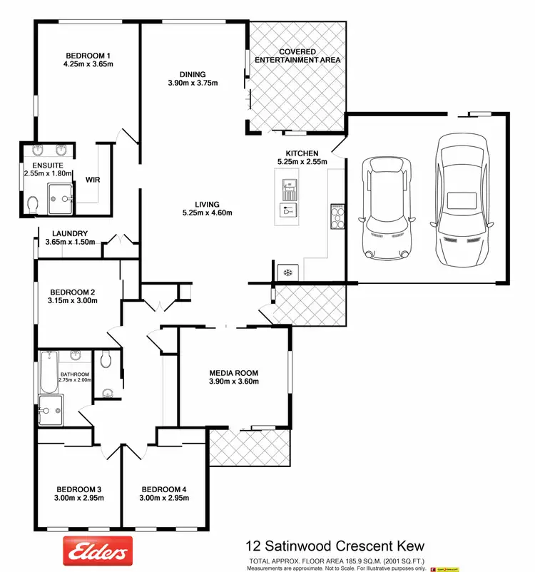 Floorplan of Homely house listing, 12 Satinwood Crescent, Kew NSW 2439