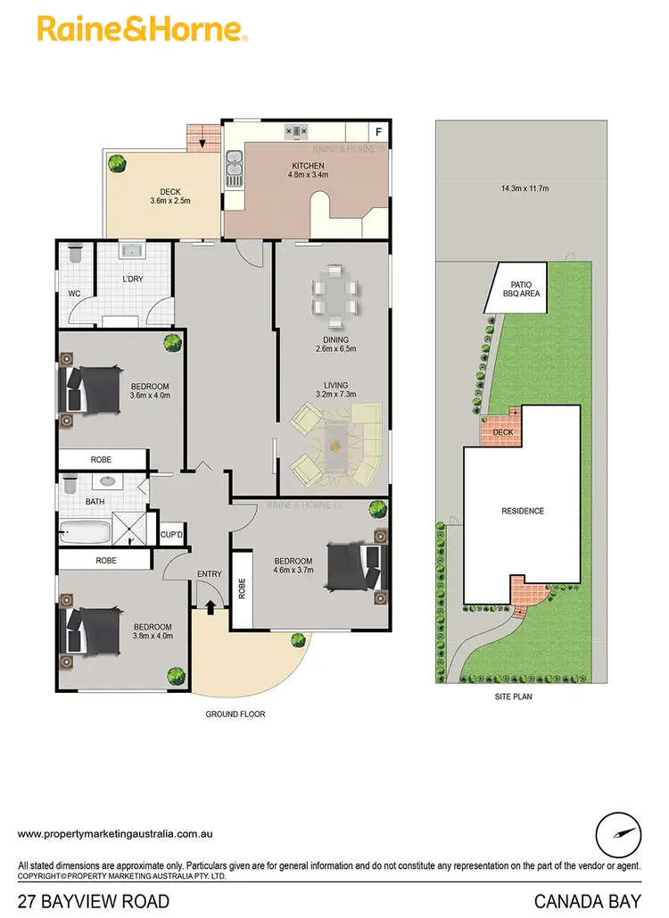 Floorplan of Homely house listing, 27 BAYVIEW ROAD, Canada Bay NSW 2046