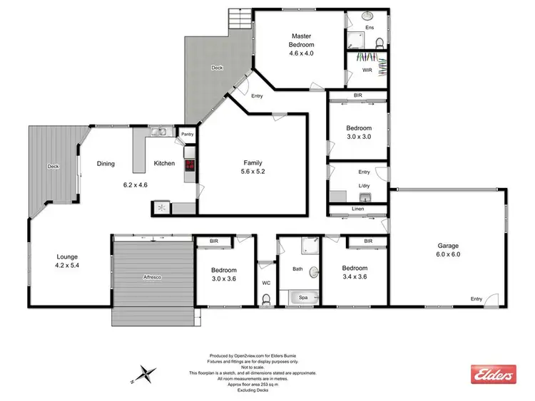 Floorplan of Homely house listing, 1 Panorama Crescent, Cooee TAS 7320