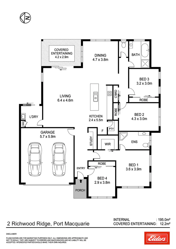Floorplan of Homely house listing, 2 Richwood Ridge, Port Macquarie NSW 2444