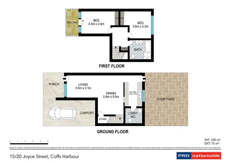 Floorplan of Homely townhouse listing, 15/20 Joyce Street, Coffs Harbour NSW 2450