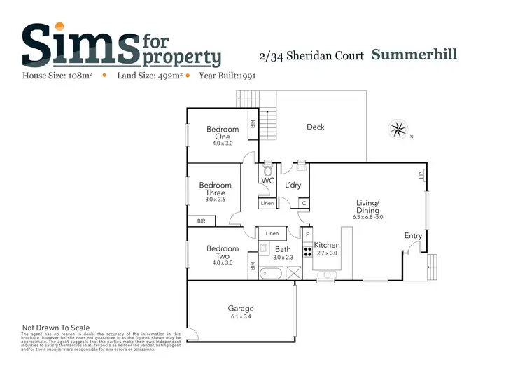 Floorplan of Homely house listing, 2/34 Sheridan Court, Summerhill TAS 7250