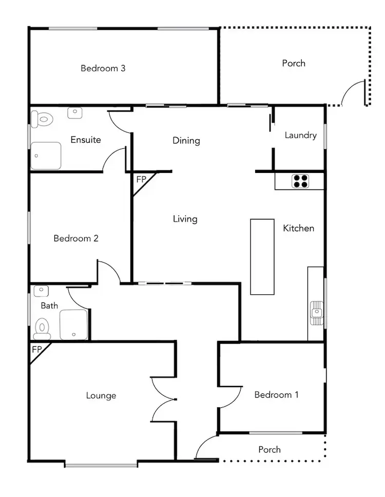 Floorplan of Homely house listing, 9 Crouch Street, Ararat VIC 3377