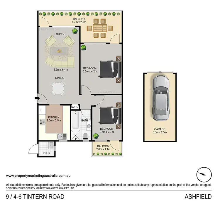 Floorplan of Homely unit listing, 9/4-6 Tintern Road, Ashfield NSW 2131