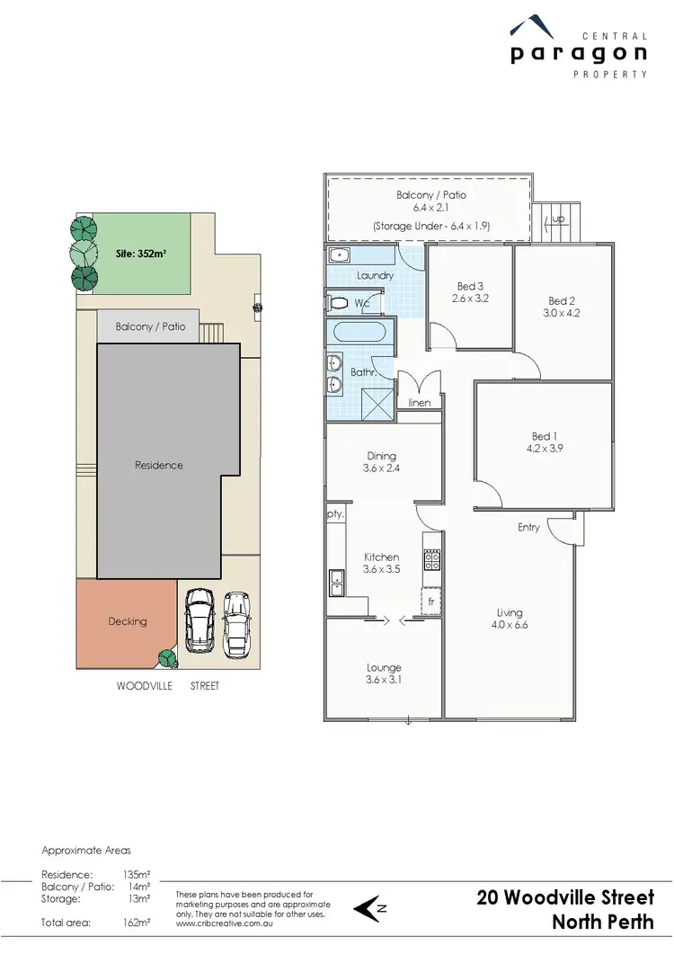 Floorplan of Homely house listing, 20 Woodville Street, North Perth WA 6006