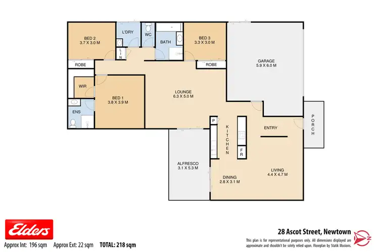 Floorplan of Homely house listing, 28 Ascot Street, Newtown QLD 4350