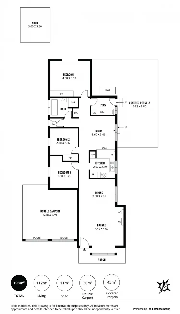 Floorplan of Homely house listing, 252 Martins Road, Parafield Gardens SA 5107