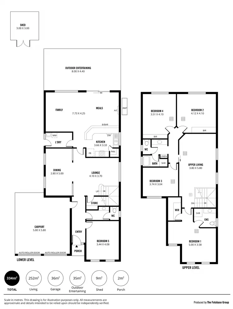 Floorplan of Homely house listing, 5 Sandstone Ave, Walkley Heights SA 5098