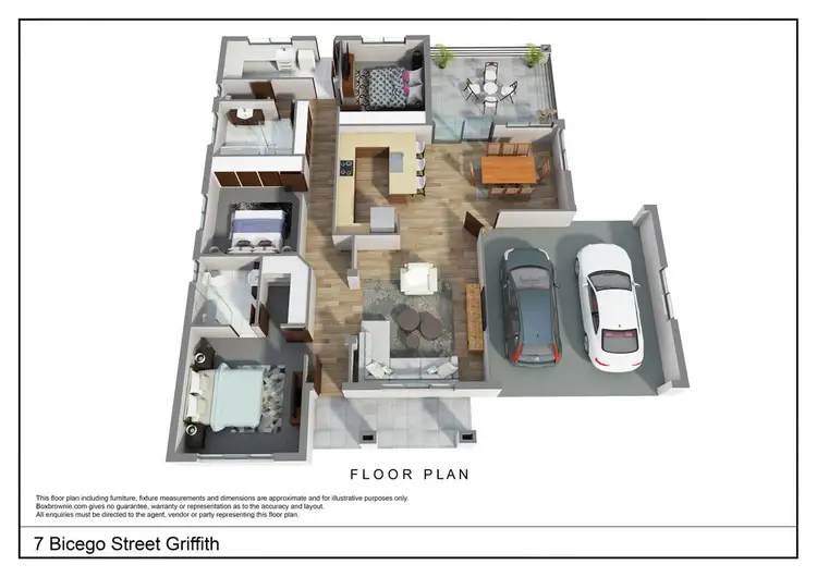 Floorplan of Homely villa listing, 7 Bicego Street, Griffith NSW 2680