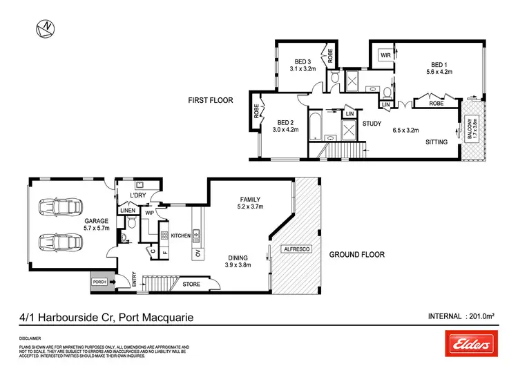 Floorplan of Homely house listing, 4/1 Harbourside Crescent, Port Macquarie NSW 2444