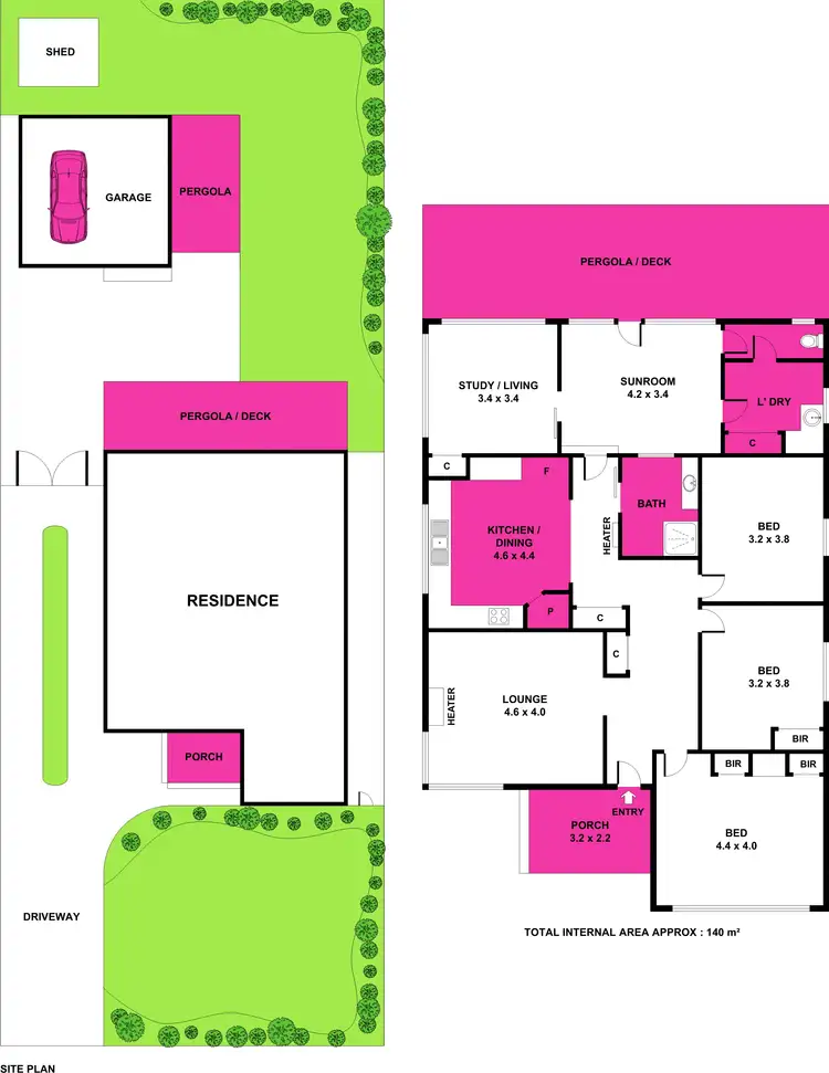 Floorplan of Homely house listing, 7 Myrtle Avenue, Newcomb VIC 3219