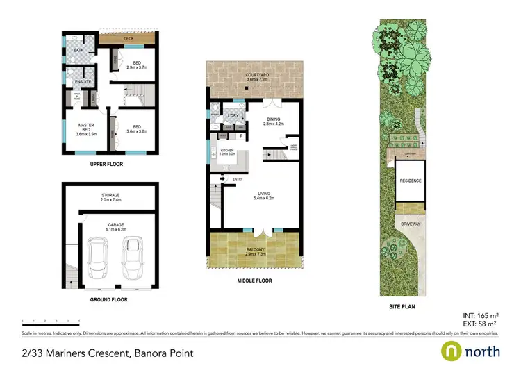 Floorplan of Homely townhouse listing, 2/33 Mariners Crescent, Banora Point NSW 2486