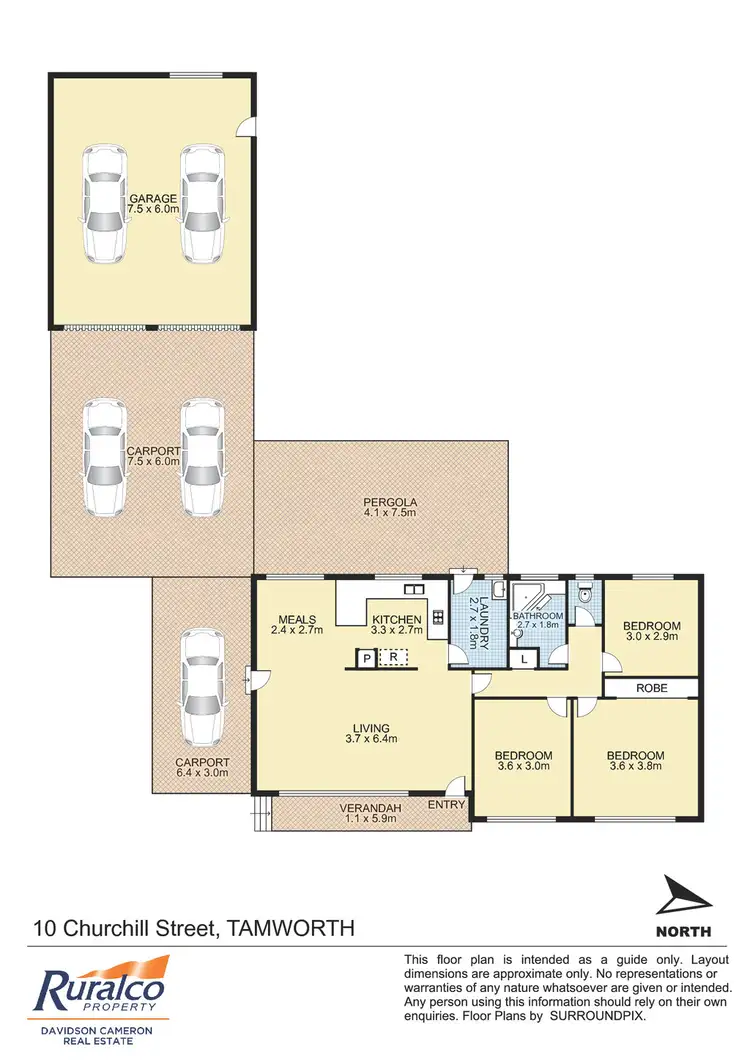 Floorplan of Homely house listing, 10 Churchill Street, Tamworth NSW 2340