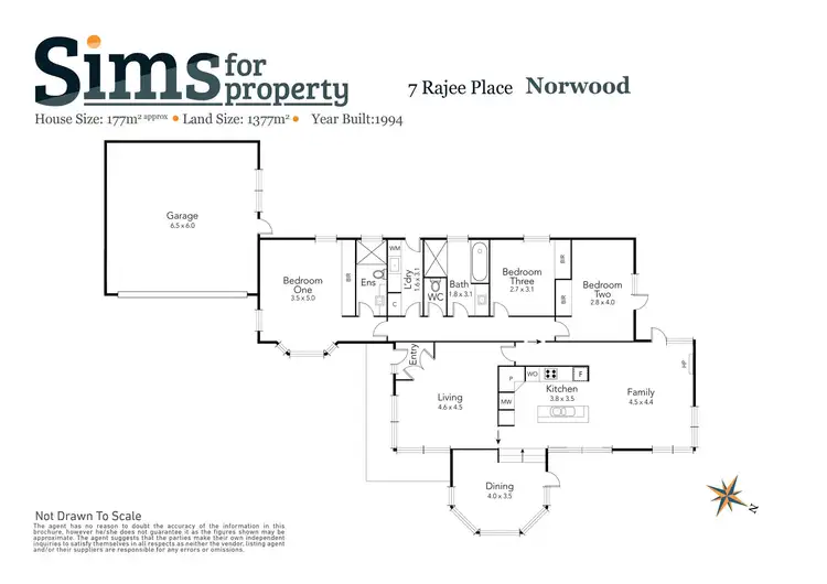 Floorplan of Homely house listing, 7 Rajee Place, Norwood TAS 7250