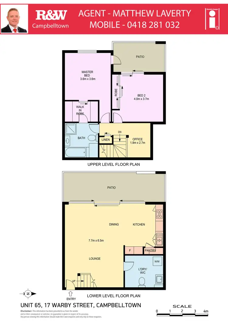 Floorplan of Homely apartment listing, 65/17 Warby Street, Campbelltown NSW 2560