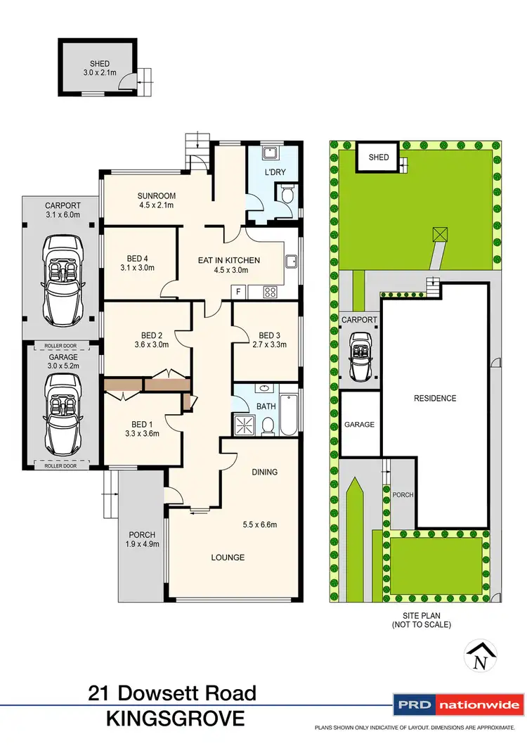 Floorplan of Homely house listing, 21 Dowsett Road, Kingsgrove NSW 2208
