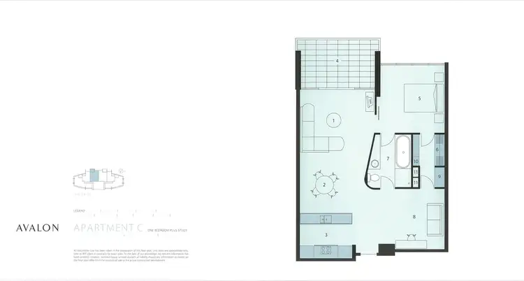 Floorplan of Homely unit listing, 703/4 Wahroonga Place, Surfers Paradise QLD 4217