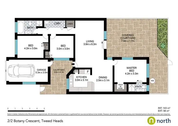Floorplan of Homely villa listing, 2/2 Botany Crescent, Tweed Heads NSW 2485