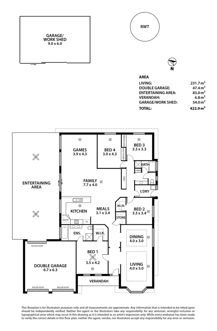 Floorplan of Homely house listing, 13 Bateman Street, Strathalbyn SA 5255