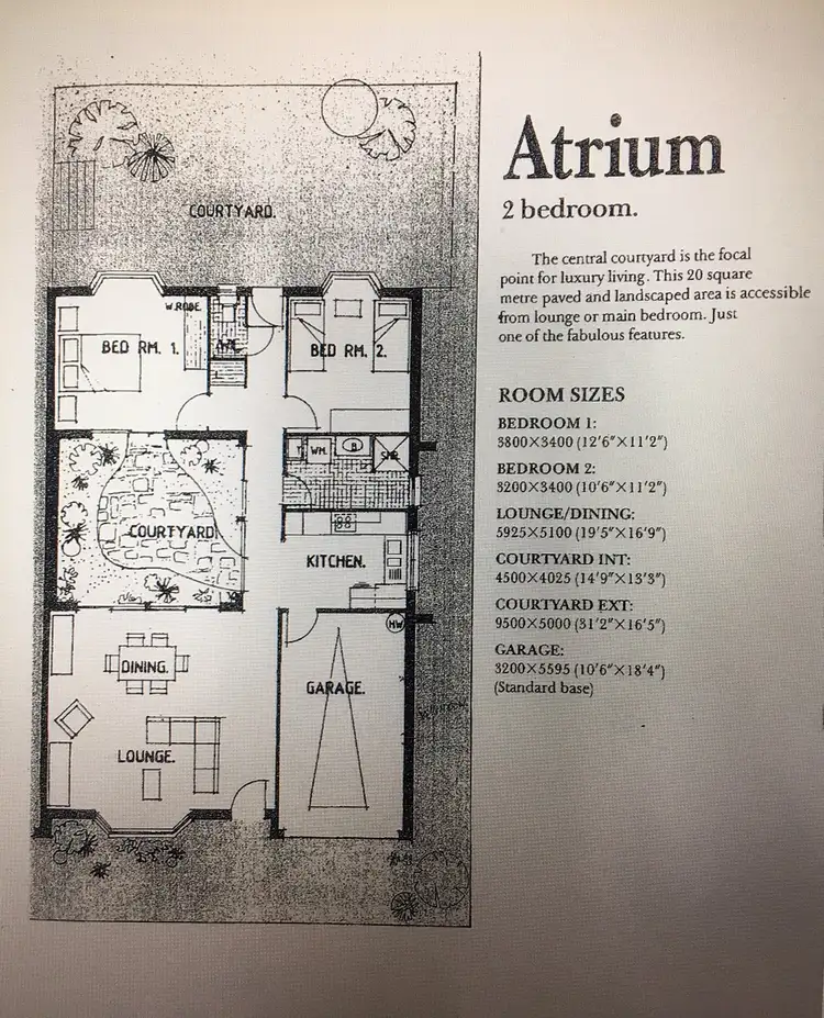 Floorplan of Homely unit listing, 215/4 Melody Court, Warana QLD 4575
