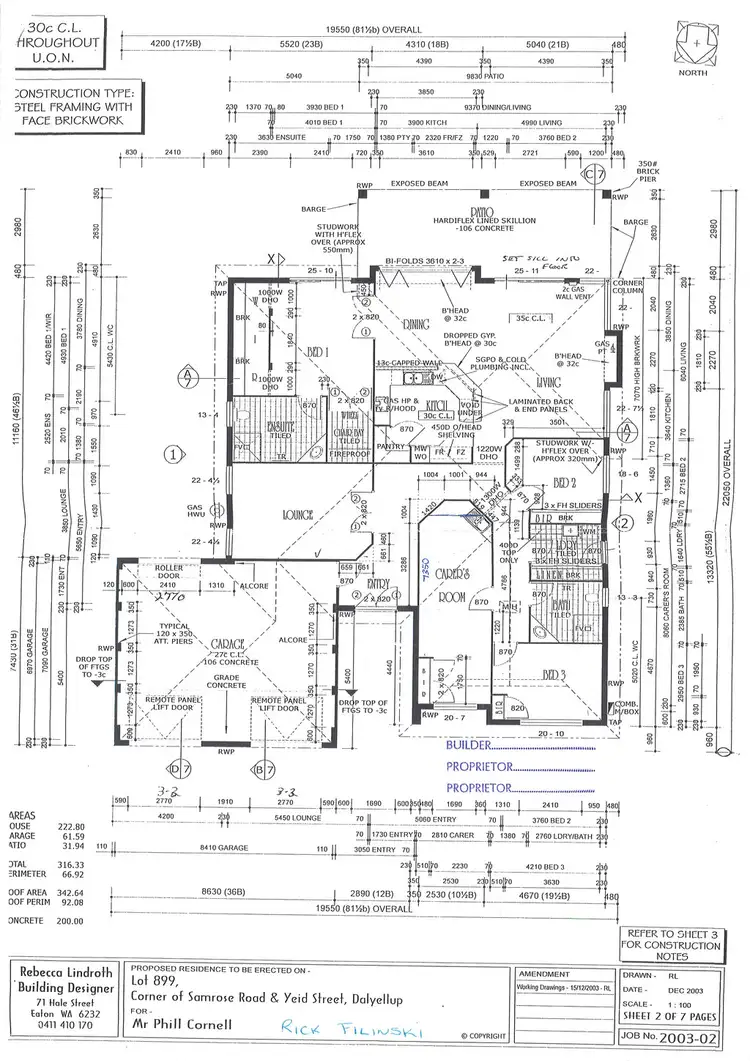 Floorplan of Homely house listing, 77 Samrose Road, Dalyellup WA 6230