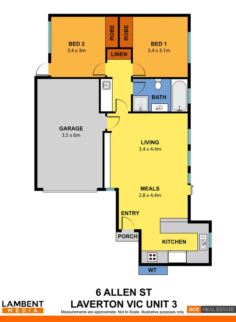 Floorplan of Homely unit listing, 3/6 Allen Street, Laverton VIC 3028